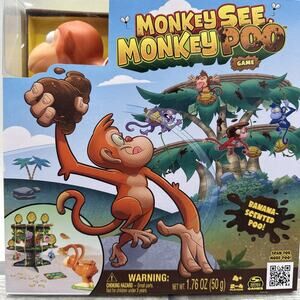 New! Monkey See, Monkey Poo Children's Game Spin Master Games {85}